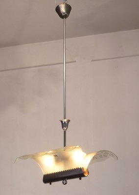 Suspension Lamp in the style of Pietro Chiesa, Italy, 1940s-AOL-1784518