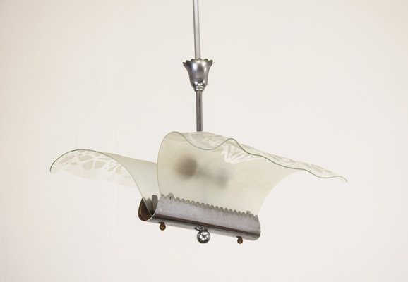 Suspension Lamp in the style of Pietro Chiesa, Italy, 1940s-AOL-1784518