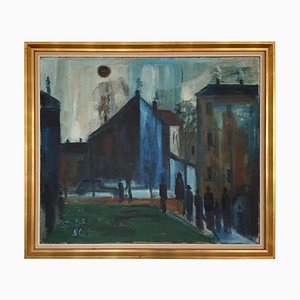 Svend Aage Tauscher, Oil on Canvas, 1956, Framed-MXB-1239970