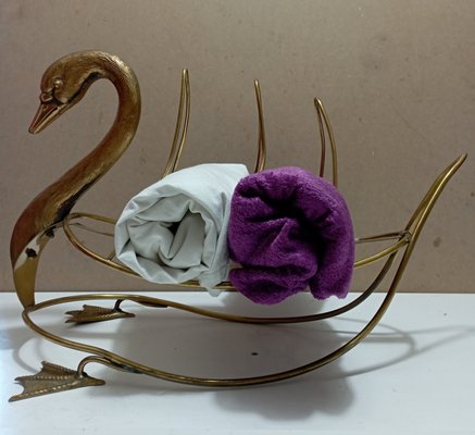 Swan Magazine Holder from Maison Jansen-LLP-992798