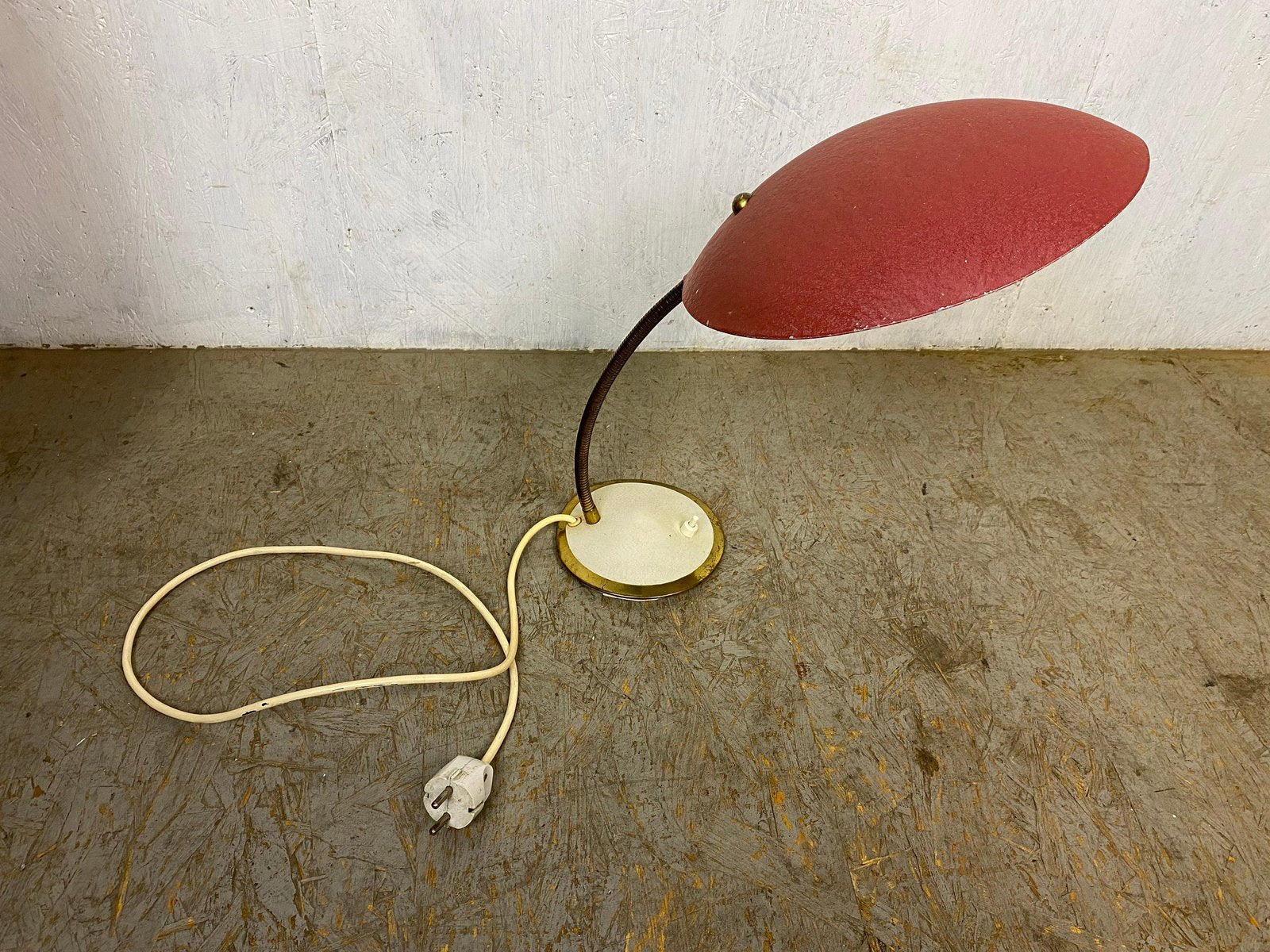 Swan Neck Desk Lamp, 1950s