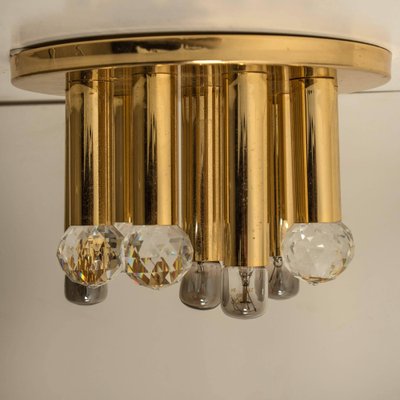 Swarovski Crystal and Gilt Brass Flush Mount by Ernst Palme, 1960s-VDW-991453