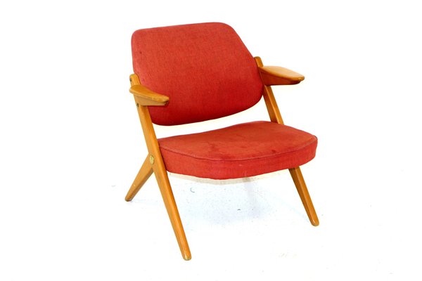 Swedish Armchair by Bengt Ruda for Nordiska Kompaniet, 1950s-GEK-1118510