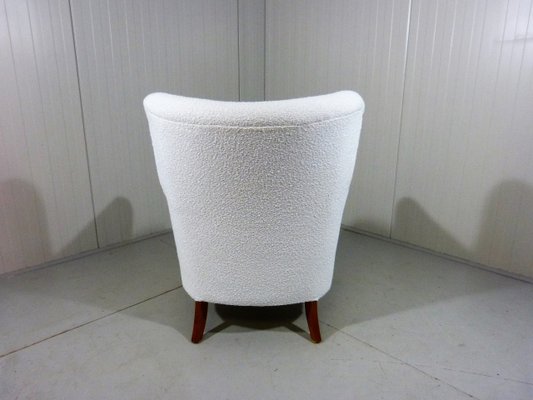 Swedish Armchair in Bouclé, 1950s-TU-1407238