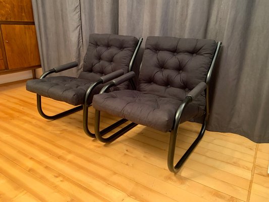 Swedish Armchairs, 1970s, Set of 2-RTR-1336691