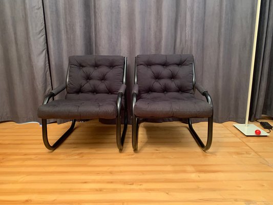 Swedish Armchairs, 1970s, Set of 2-RTR-1336691