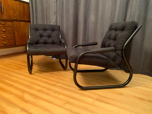 Swedish Armchairs, 1970s, Set of 2-RTR-1336691