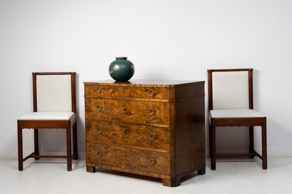 Swedish Art Deco Chest of Drawers by Axel Larsson for Bodafors, 1920s-MJF-1385026