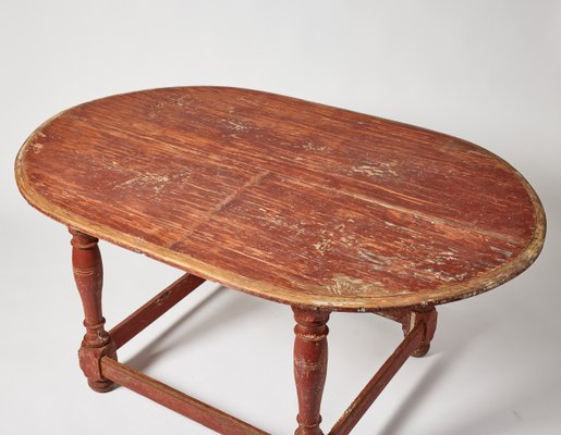 Swedish Baroque Farmhouse Table, 1760s-VAP-1060883