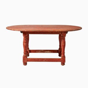 Swedish Baroque Farmhouse Table, 1760s-VAP-1060883