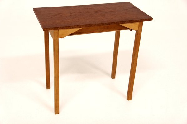 Swedish Bedside Table in Teak and Glass, 1960-GEK-1345348