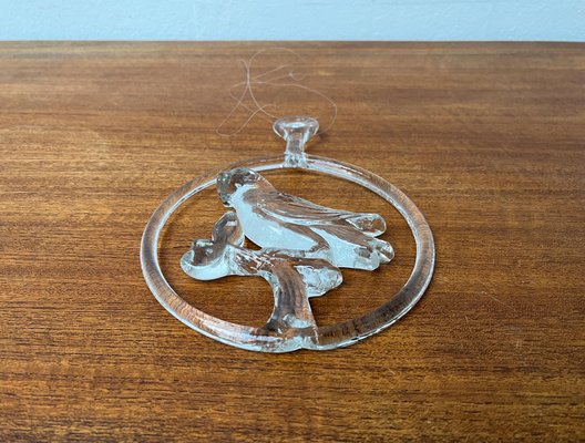 Swedish Bird Window Decoration in Glass from Kosta Boda, 1970s-UAH-1703932