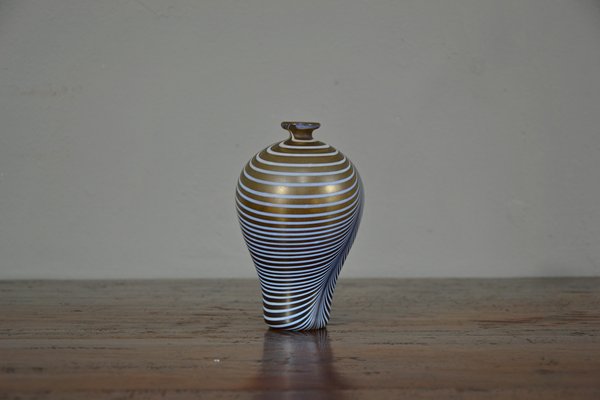 Swedish Blown Glass Vase by Bertil Vallien for Kosta Boda, 1960s-QZZ-800688