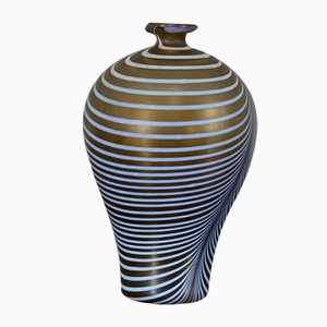 Swedish Blown Glass Vase by Bertil Vallien for Kosta Boda, 1960s-QZZ-800688