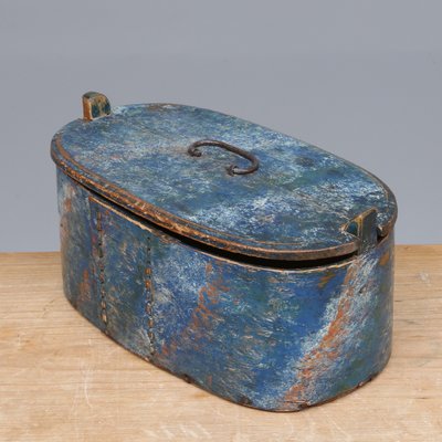 Swedish Box with Original Painting, 1790s-VAP-639191