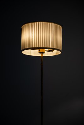 Swedish Brass Floor Lamp from Stilarmatur, 1950s-SC-587118