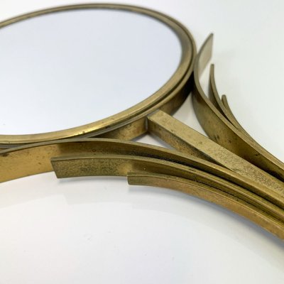 Swedish Brass Hand Mirror by Ivar Ålenius Björk for Ystad-Metall-SFW-910800