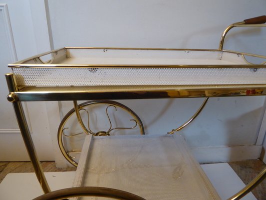 Swedish Brass Serving Cart by Josef Frank for Svenskt Tenn-AWL-904694