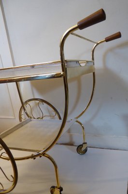 Swedish Brass Serving Cart by Josef Frank for Svenskt Tenn-AWL-904694