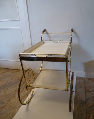 Swedish Brass Serving Cart by Josef Frank for Svenskt Tenn-AWL-904694