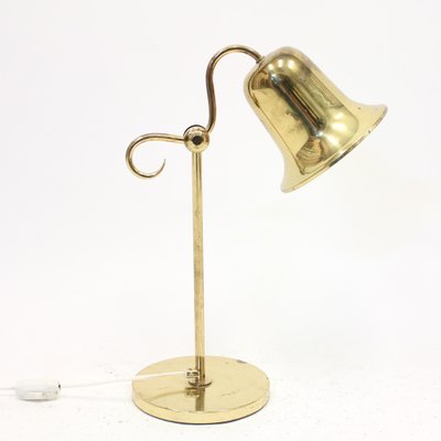 Swedish Brass Table Lamp from Tyringe Konsthantverk, 1970s-KQ-1286555