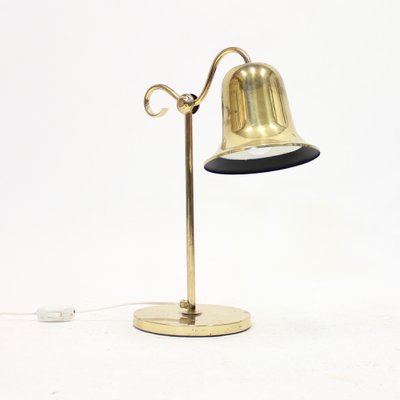 Swedish Brass Table Lamp from Tyringe Konsthantverk, 1970s-KQ-1286555