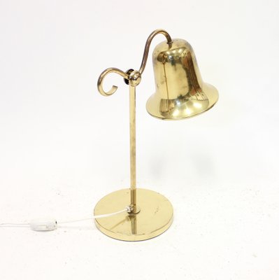 Swedish Brass Table Lamp from Tyringe Konsthantverk, 1970s-KQ-1286555