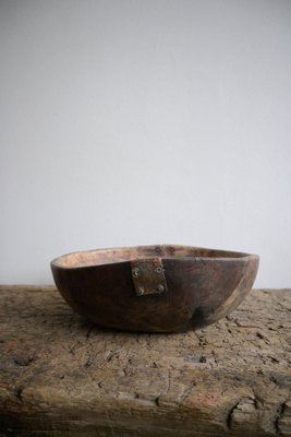 Swedish Burl Birch Bowl, 1850s-DAL-1799526