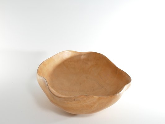 Swedish Burl Wood Bowl, 1980s-RUK-1758056