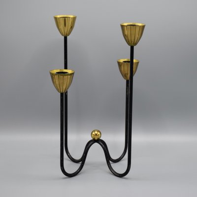 Swedish Candelholder by Gunnar Ander for Ystad Metal, 1950s-RNM-1386902