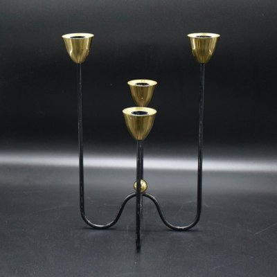 Swedish Candelholder by Gunnar Ander for Ystad Metal, 1950s-RNM-1386902