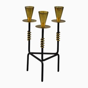 Swedish Candleholder in Brass and Metal by Nils Johan-RNM-1395741