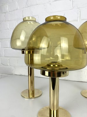 Swedish Candleholders in Brass by Hans-Agne Jakobsson for Markaryd, 1960s, Set of 3-ZM-1766089