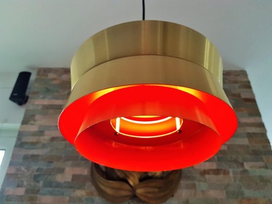 Swedish Ceiling Lamp by Carl Thore & Sigurd Lindkvist for Granhaga Metallindustri, 1960s-POM-556235