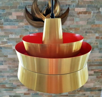 Swedish Ceiling Lamp by Carl Thore & Sigurd Lindkvist for Granhaga Metallindustri, 1960s-POM-556235