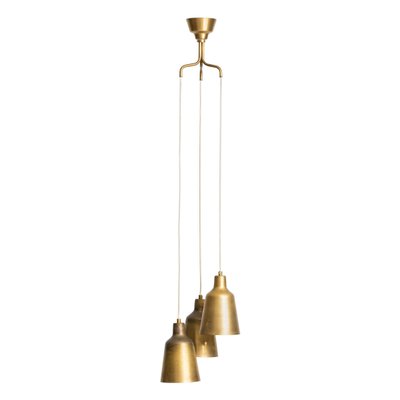 Swedish Ceiling Lamp by Hans Bergström for Ateljé Lyktan, 1940s-SC-587026