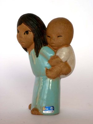 Swedish Ceramic Figures by Lisa Larson for Gustavsberg, 1960s, Set of 2-GKB-795900