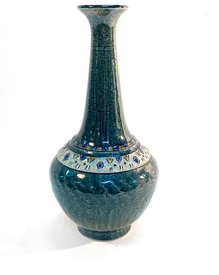 Swedish Ceramic Vase by Yngve Blixt for Höganäs, 1960s-QFU-845274