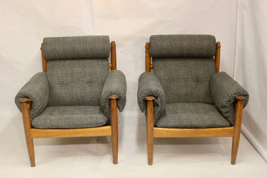 Swedish Chairs by Eric Methen for Ire Møbler, 1960s, Set of 2