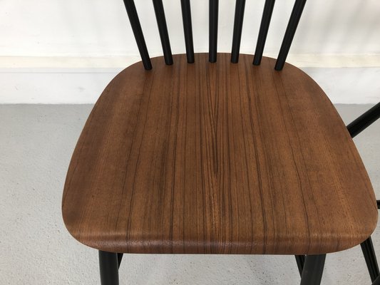 Swedish Chairs Teak by S. E. Fryklund for Hagafors, 1960s, Set of 2-JWH-1304240