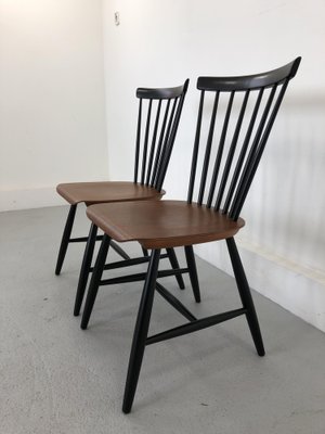 Swedish Chairs Teak by S. E. Fryklund for Hagafors, 1960s, Set of 2-JWH-1304240