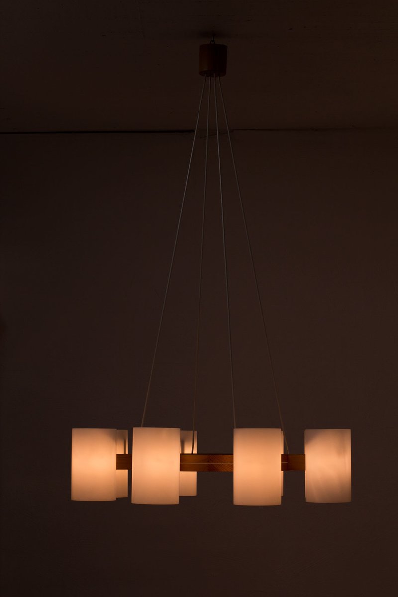 Swedish Chandelier by Uno & Östen Kristiansson for Luxus, 1960s