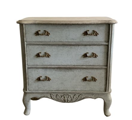 Swedish Chest of Drawers in Rococo Style-VAY-1404965