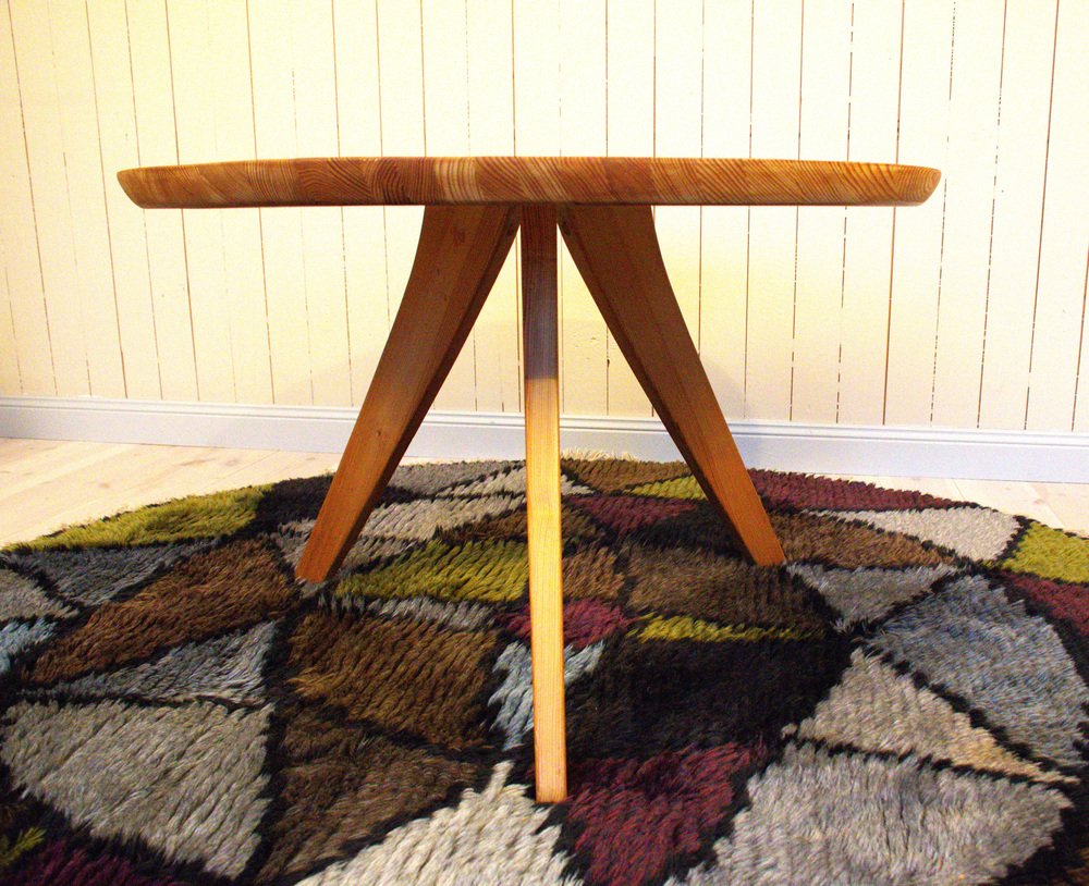 Swedish Coffee Table by Carl Malmsten for Svensk Fur, 1950s