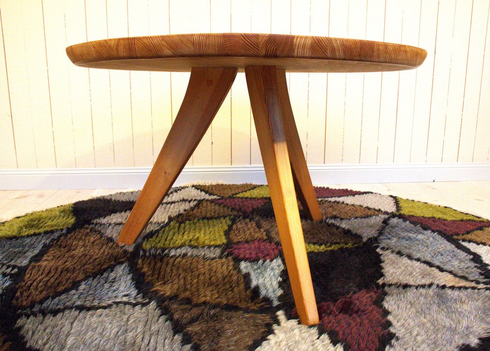 Swedish Coffee Table by Carl Malmsten for Svensk Fur, 1950s