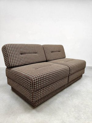 Swedish Convertible Daybed or Lounge Chairs with Side Table, 1980s, Set of 2-BW-1799765