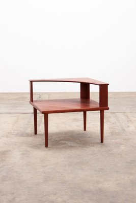 Swedish Corner Table in Teak by Alf Svensson and Yngvar Sandström-EZZ-1773303