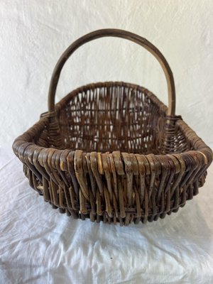 Swedish Country Handmade Willow Basket-IJL-1702232