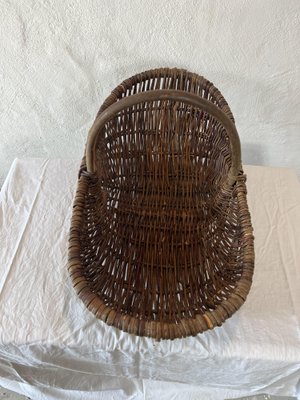 Swedish Country Handmade Willow Basket-IJL-1702232