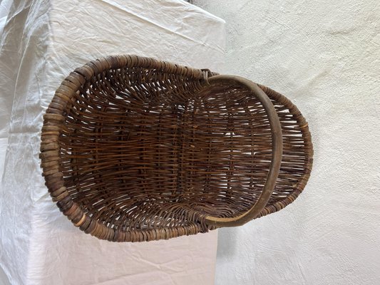 Swedish Country Handmade Willow Basket-IJL-1702232